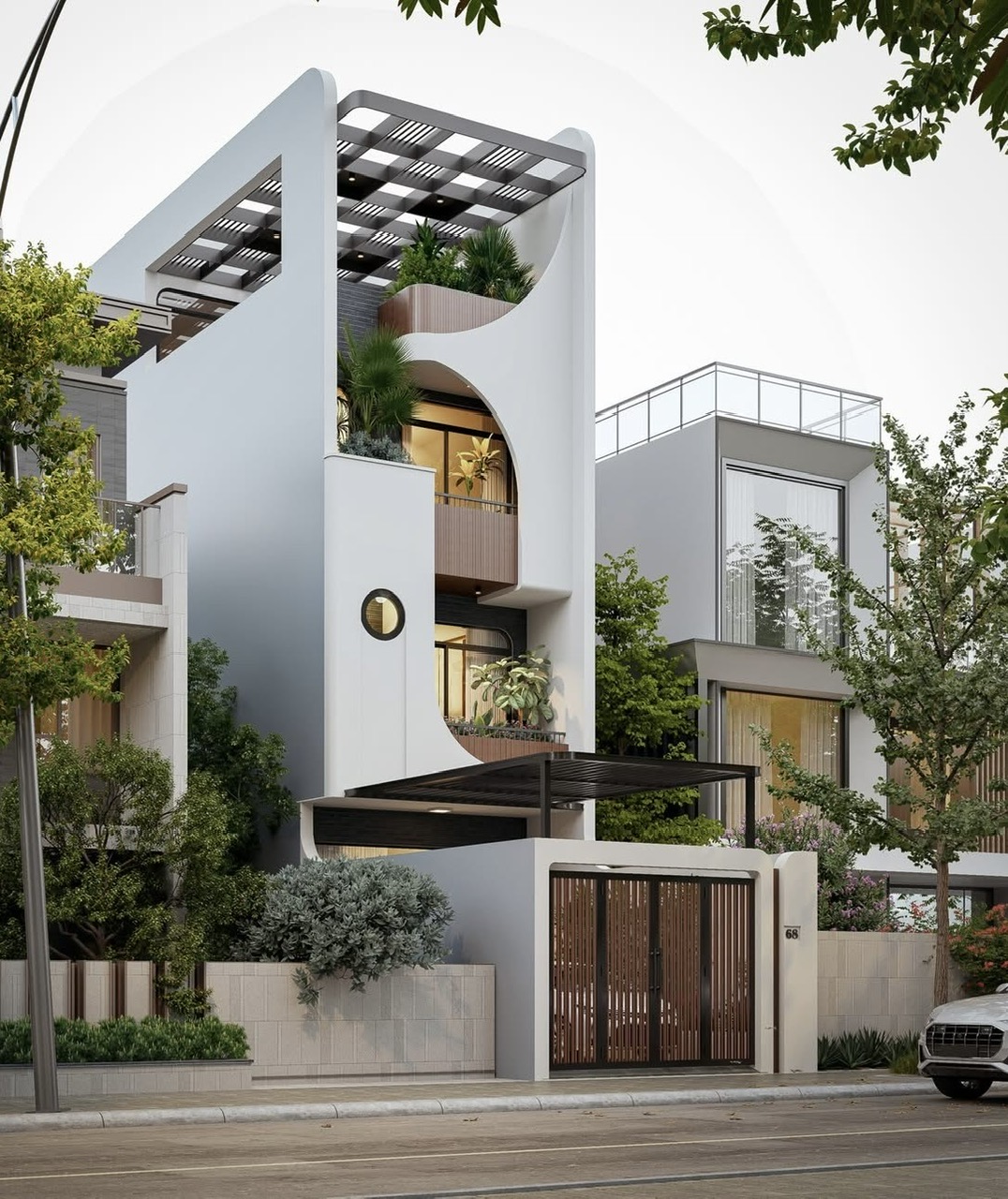 Nhà Phố Hiện Đại 3